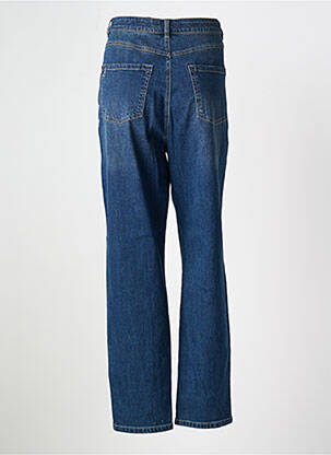 Jeans coupe slim effet usé délavé taille normale bleu CAPTAIN TORTUE femme