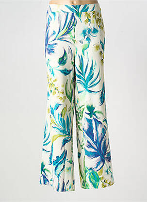 Pantalon large coupe fluide taille normale vert CAPTAIN TORTUE femme