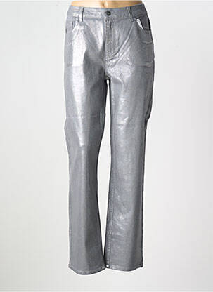 Jeans coupe slim stretch taille normale gris CAPTAIN TORTUE femme