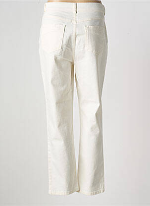 Jeans coupe slim stretch taille normale beige CAPTAIN TORTUE femme