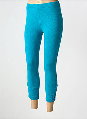 Legging tissage jersey taille normale bleu MISS CAPTAIN femme