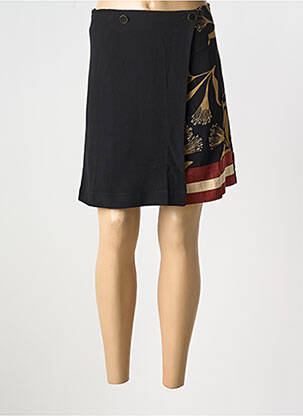 Jupe courte doublure noir CAPTAIN TORTUE femme