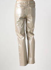 Jeans coupe slim beige CAPTAIN TORTUE pour femme seconde vue