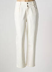 Jeans coupe slim beige CAPTAIN TORTUE pour femme seconde vue