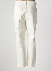 Jeans coupe slim beige CAPTAIN TORTUE pour femme seconde vue