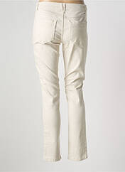Jeans coupe slim beige TREND BY CAPTAIN TORTUE pour femme seconde vue