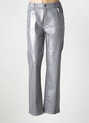 Jeans coupe slim gris CAPTAIN TORTUE pour femme seconde vue