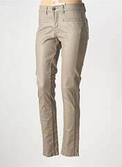 Pantalon slim gris TREND BY CAPTAIN TORTUE pour femme seconde vue