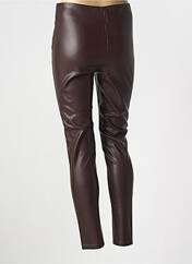 Pantalon slim marron LITTLE MISS BY CAPTAIN TORTUE pour femme seconde vue