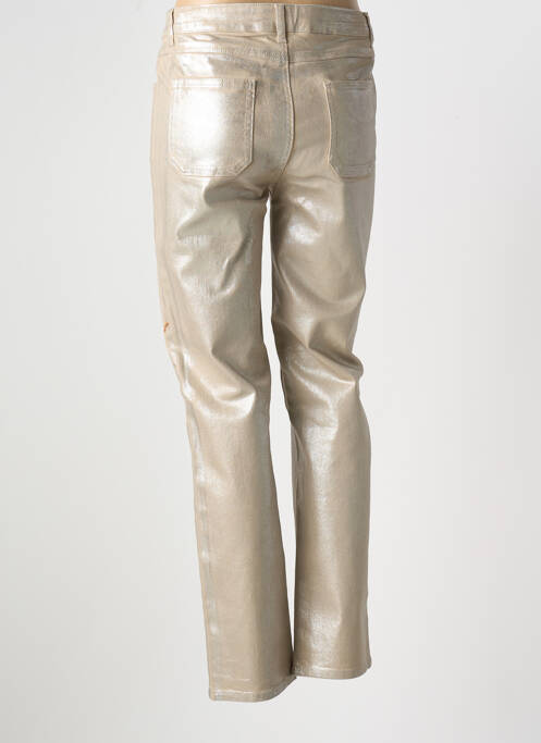 Jeans coupe slim beige CAPTAIN TORTUE pour femme