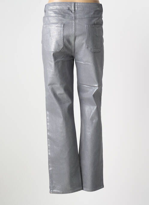 Jeans coupe slim gris CAPTAIN TORTUE pour femme