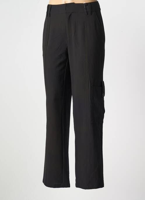 Pantalon droit noir CAPTAIN TORTUE pour femme
