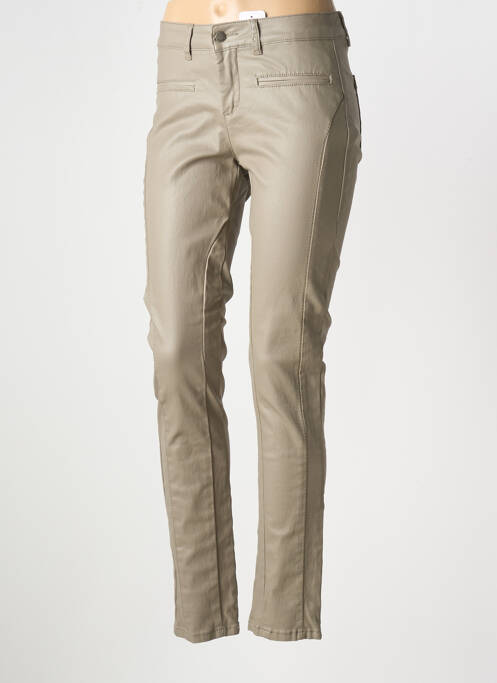 Pantalon slim gris TREND BY CAPTAIN TORTUE pour femme