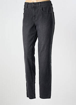 Jeans coupe slim stretch taille normale noir CAPTAIN TORTUE femme