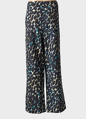 Pantalon large fermeture zippée sous rabat boutonné taille normale noir CAPTAIN TORTUE femme