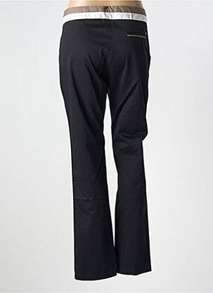 Pantalon slim tissage popeline taille normale noir MISS CAPTAIN femme