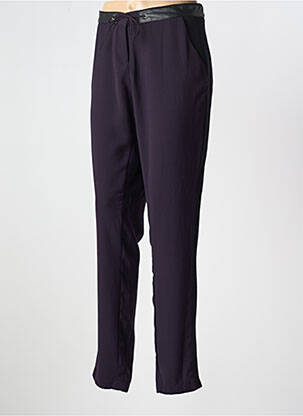 Pantalon slim taille normale taille normale violet MISS CAPTAIN femme