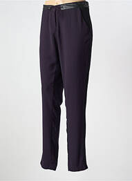 Pantalon slim taille normale taille normale violet MISS CAPTAIN femme