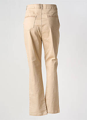 Jeans coupe slim stretch taille normale beige TREND BY CAPTAIN TORTUE femme