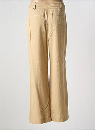 Pantalon large tissage popeline taille normale beige MAISON CAPTAIN femme