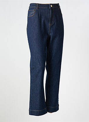 Jeans coupe slim tissage brut taille normale bleu MAISON CAPTAIN femme