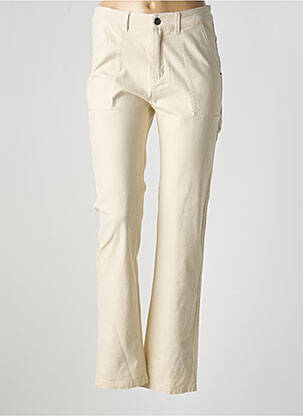Jeans coupe slim taille normale taille normale beige CAPTAIN TORTUE femme