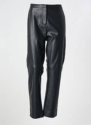 Pantalon slim taille normale taille normale noir TREND BY CAPTAIN TORTUE femme