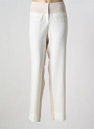 Pantalon slim stretch taille normale beige MISS CAPTAIN femme