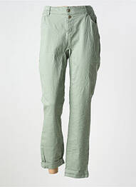Jeans coupe slim stretch taille normale vert MISS BY CAPTAIN TORTUE femme