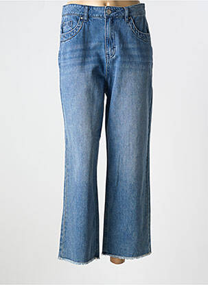 Jeans coupe droite stretch taille normale bleu STORIES BY CAPTAIN TORTUE femme