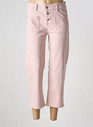 Pantacourt stretch taille normale rose LITTLE MISS BY CAPTAIN TORTUE femme