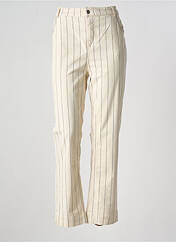 Jeans coupe droite beige MAISON CAPTAIN pour femme seconde vue