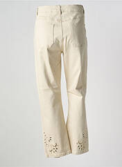 Jeans coupe droite beige MAISON CAPTAIN pour femme seconde vue