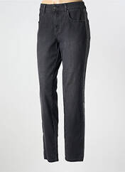 Jeans coupe slim noir CAPTAIN TORTUE pour femme seconde vue