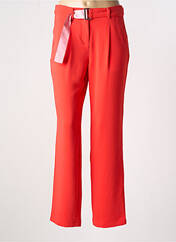 Pantalon chino orange MAISON CAPTAIN pour femme seconde vue