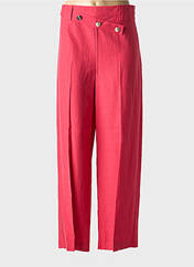 Pantalon droit rouge CAPTAIN TORTUE pour femme seconde vue