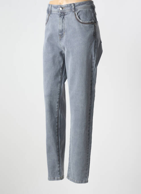 Jeans coupe slim stretch taille normale gris CAPTAIN TORTUE femme