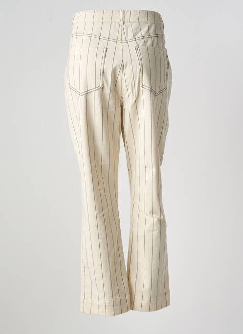 Jeans coupe droite beige MAISON CAPTAIN pour femme