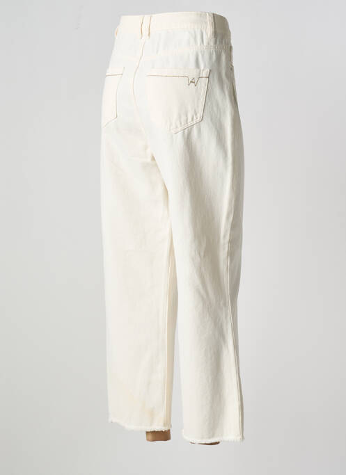 Jeans coupe droite beige STORIES BY CAPTAIN TORTUE pour femme