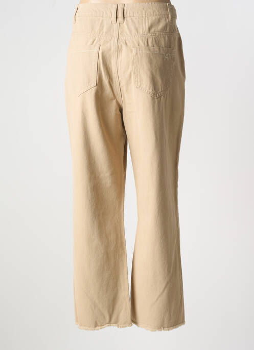 Jeans coupe droite beige STORIES BY CAPTAIN TORTUE pour femme
