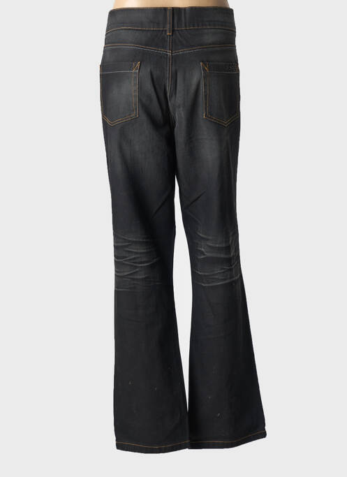 Jeans coupe droite noir LADY CAPTAIN pour femme