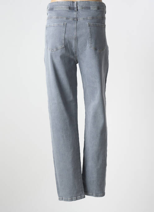 Jeans coupe slim gris CAPTAIN TORTUE femme