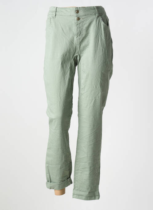 Jeans coupe slim vert MISS BY CAPTAIN TORTUE pour femme