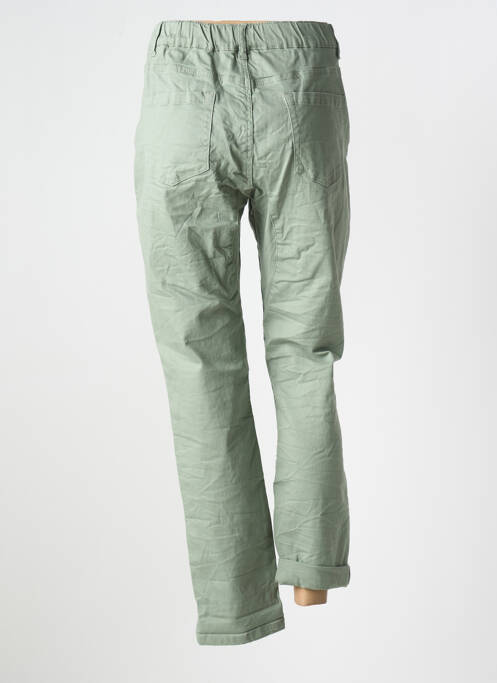 Jeans coupe slim vert MISS BY CAPTAIN TORTUE pour femme