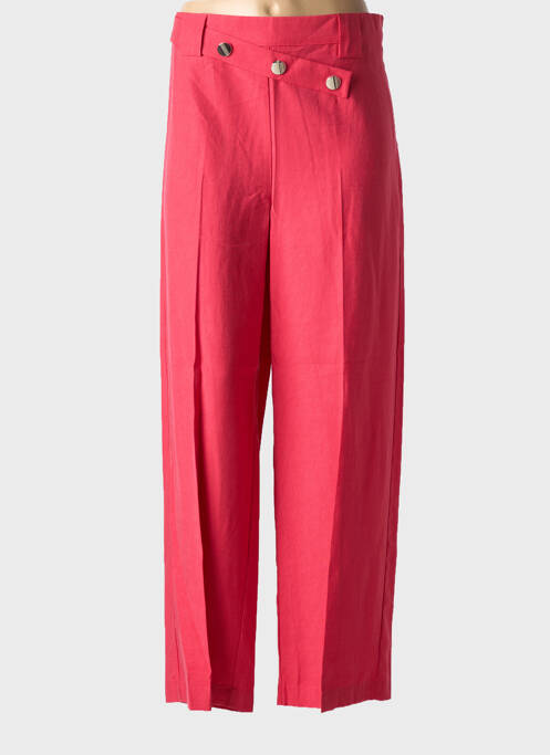 Pantalon droit rouge CAPTAIN TORTUE pour femme
