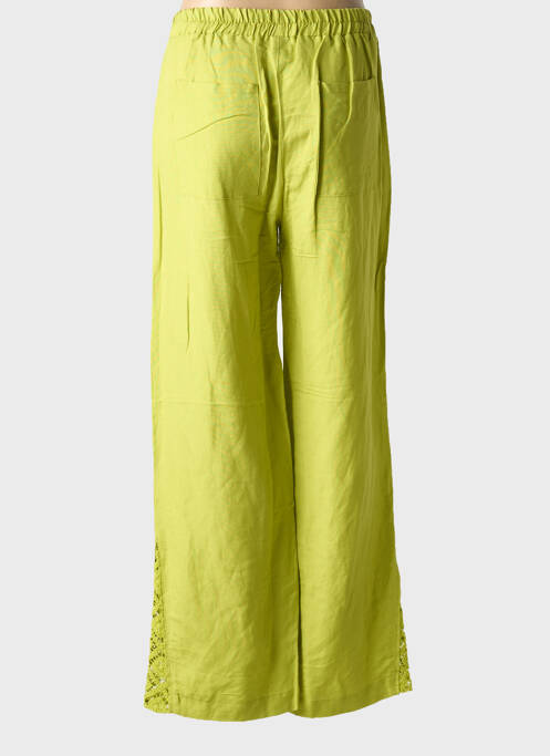 Pantalon droit vert CAPTAIN TORTUE pour femme