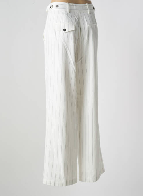 Pantalon large blanc MAISON CAPTAIN pour femme