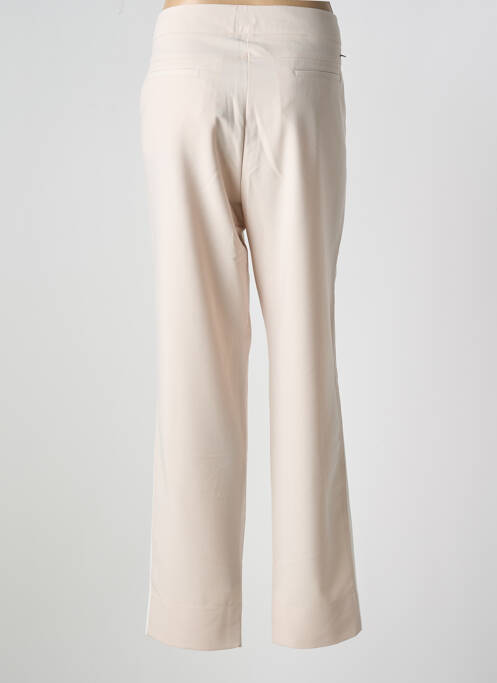 Pantalon slim beige MISS CAPTAIN pour femme