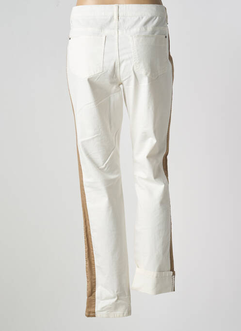 Pantalon slim beige TREND MISS CAPTAIN TREND pour femme