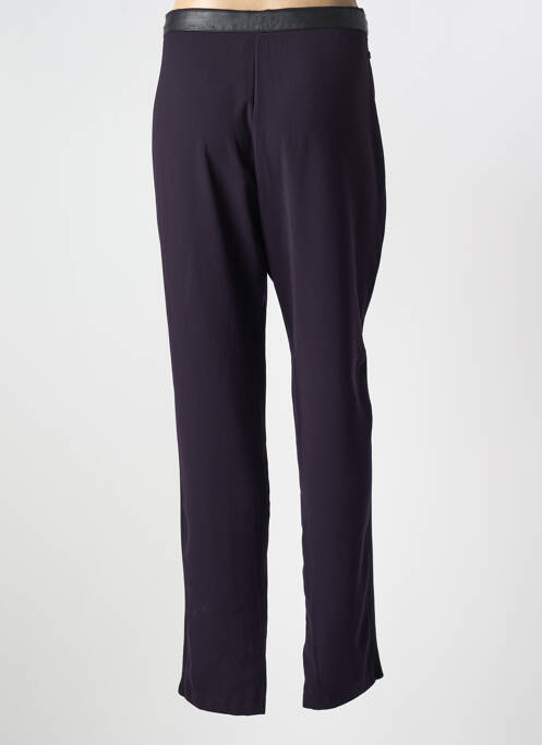 Pantalon slim violet MISS CAPTAIN pour femme